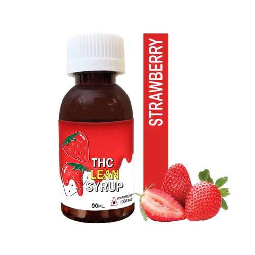strawberry-1000mg THC Lean Syrup - Strawberry 1000mg