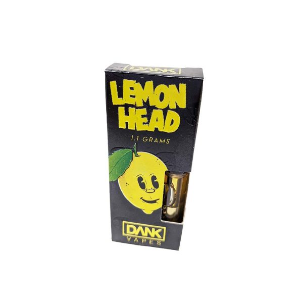 Dank Cartridges 1.1g Lemonhead THC Vape - Premium Quality and Zesty Lemon Flavor in a box