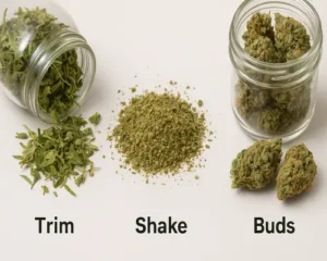 Budget Weed Trim vs Shake vs Buds