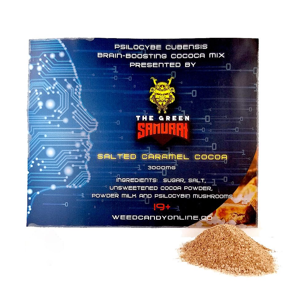 The Green Samurai - 3000mg Psilocybe Cubensis Brain Boosting Cocoa Mix - Salted Caramel