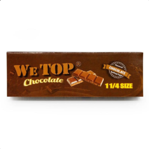 We TOP – 1¼ Premium Flavoured Rolling Papers – Chocolate